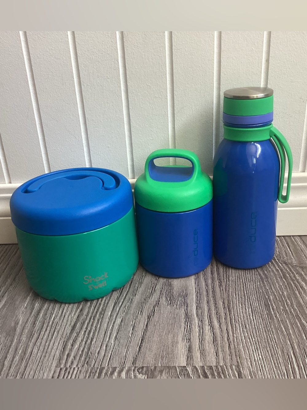 Snack Container & Bottle Trio